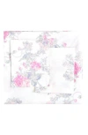 Melange Home Rose Percale Cotton Duvet Cover & Sham Set In Pink