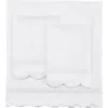 Melange Home Scallop Rope 600 Thread Count Sheet Set In White