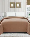 Melange Self Hem Merino Wool Blanket, Full/queen In Ivory,oatmeal