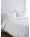 Melange Home Single Marrow Stripe Duvet Set In Rose