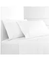 Melange Home Single Stripe Embroidered 300 Thread Count Cotton Percale Sheet Set