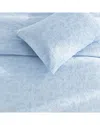 Melange Mélange Home Sophia Matelassé Embroidery Cotton Coverlet Set In Blue