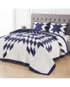 Melange Mélange Home Star Patchwork Quilt Set In Multi