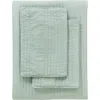 Melange Home Stone Washed Quilt & Sham Set In Canary Green