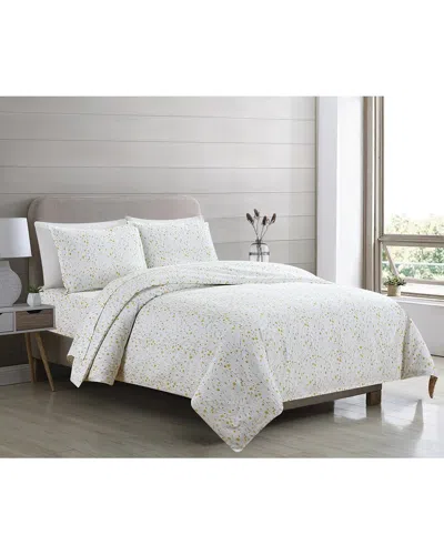 Melange Home T400 Buttercup Duvet Set In Neutral