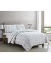Melange Home T400 Horses Duvet Set In Grey