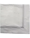 Melange Home T600 2 Stripe Emb Euro Sham Pr In Grey