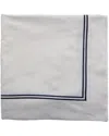 Melange T600 2 Stripe Emb Euro Sham Pr In Navy
