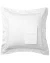 Melange Home T600 Rope Embroidered Sham Set In White
