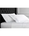 Melange Home T600 Scallop Embroidered Sheet Set In Blue