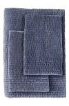 Melange Home Tamara Velour Quilt 3-piece Set In Violet