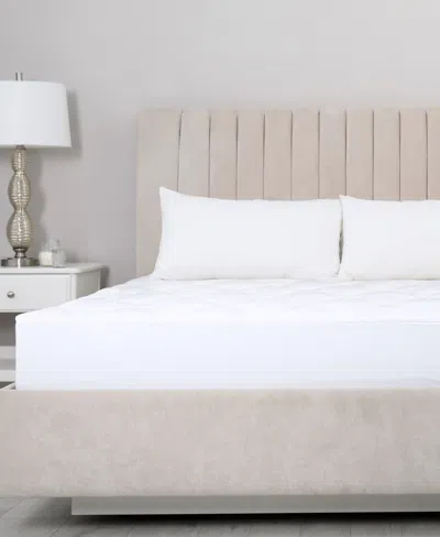 Melange Tempsolution Cloud Mattress Pad, King In White