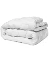 Melange Home Tempsolution Cooling/warming Mattress Pad With 300 Thread Count Cotton Percale Shell In White