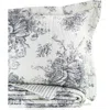 Melange Home Toile Reversible Cotton Quilt Set In Grey