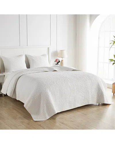 MELANGE MÉLANGE HOME VOILE HAND-STITCHED QUILT SET