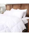 MELANGE HOME MELANGE HOME WHITE DOWN COMFORTER 650+ POWER FILL WITH 300 THREAD COUNT COTTON PERCALE SHELL