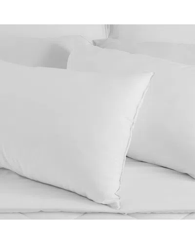 MELANGE MELANGE HOME WHITE DOWN PILLOW 650+ POWER FILL WITH 300 THREAD COUNT COTTON PERCALE SHELL