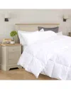 Melange Home Wool-blend Comforter With 300 Thread Count Cotton Percale Shell In White
