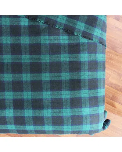 Melange Mélange Home Wool-blend Blanket In Blue