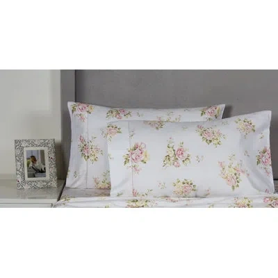 Melange Rose Bouquet 400 Thread Count Cotton Pillowcase
