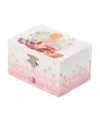 Mele & Co . Ashley Girl's Musical Ballerina Fairy And Flowers Jewelry Box In White