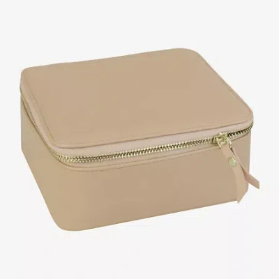 Mele & Co Bento Box Jewelry Travel Case In Nude