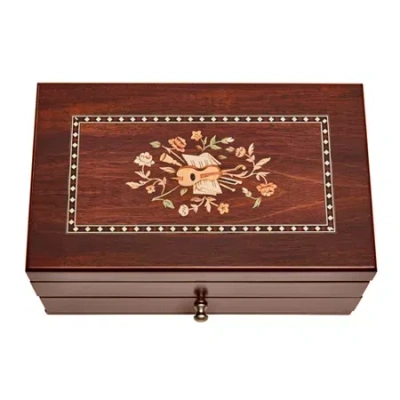 Mele & Co Brynn Walnut-finish Jewelry Box In Brown