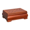 Mele & Co Carmen Walnut-finish Jewelry Box In Transparent