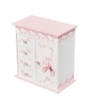 Mele & Co . Cristiana Girl's Musical Ballerina Jewelry Box In White