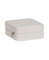 Mele & Co . Dana Faux Leather Jewelry Box In Ivory
