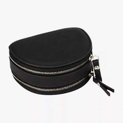 Mele & Co Duo Mini Black Jewelry Travel Case