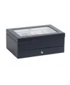 Mele & Co . Grant Wooden Watch Box In Black