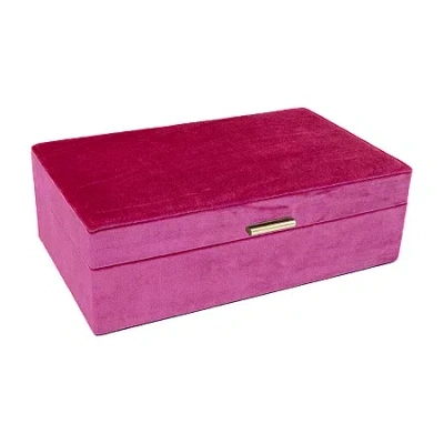 Mele & Co Jewel Magenta Jewelry Box In Pink