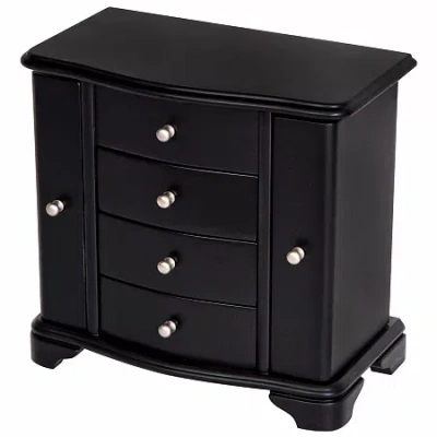 Mele & Co Kennedy Java-finsh Jewelry Box In Black