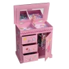 Mele & Co Krista Musical Ballerina Pink Jewelry Box In Pink