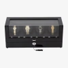 Mele & Co Langdon Lockable Black Watch Box In Multi