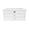 Mele & Co Large Lili White Jewelry Box In White
