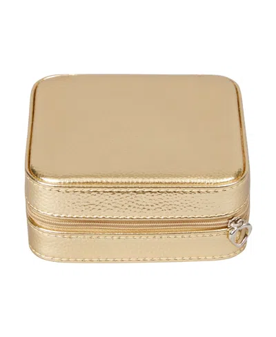 Mele & Co . Luna Travel Jewelry Case In Gold