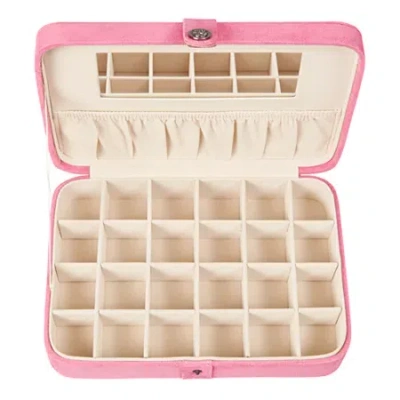 Mele & Co Maria Pink Jewelry Travel Case