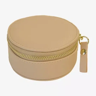 Mele & Co Stow And Go Mini Jewelry Travel Case In Brown