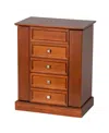 Mele & Co Thea Wooden Jewelry Box In Finish In Walnut