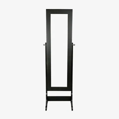 Mele & Co Victoria Lockable Java Jewelry Armoire In Black