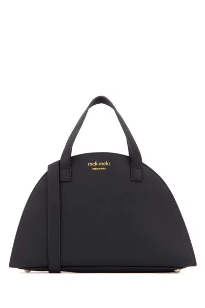 Meli Melo Black Logo-print Tote