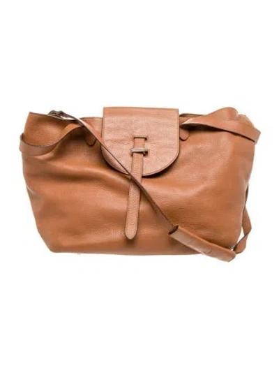 Pre-owned Meli Melo Leather Crossbody Bag In Brown