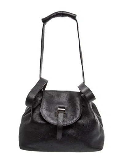 Pre-owned Meli Melo Leather Shoulder Bag In Black