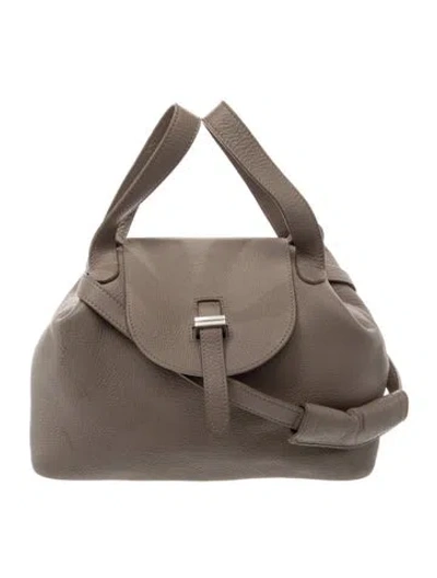 Pre-owned Meli Melo Leather Shoulder Bag In Brown
