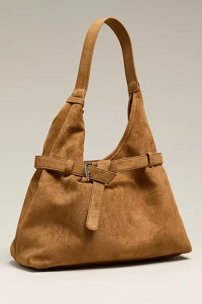 Melie Bianco Amerie Hobo Tote Bag In Beige
