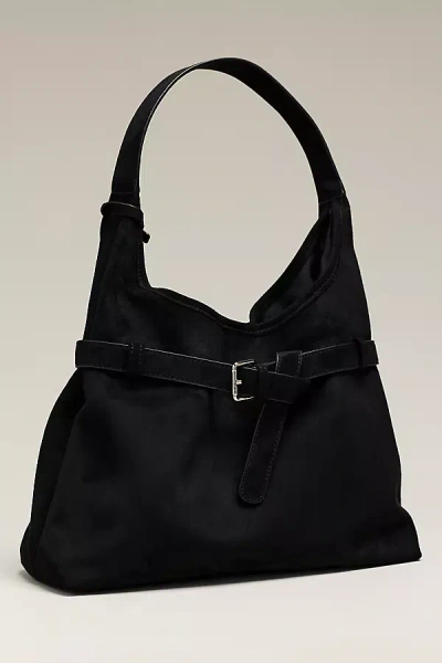 Melie Bianco Amerie Hobo Tote Bag In Black