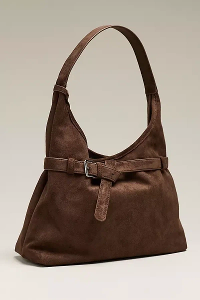Melie Bianco Amerie Hobo Tote Bag In Brown