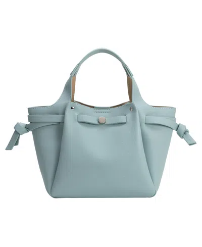 Melie Bianco Avril Medium Top Handle Satchel Handbag In Sky